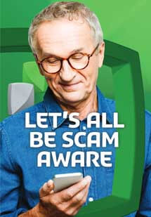 A man checking his mobile phone