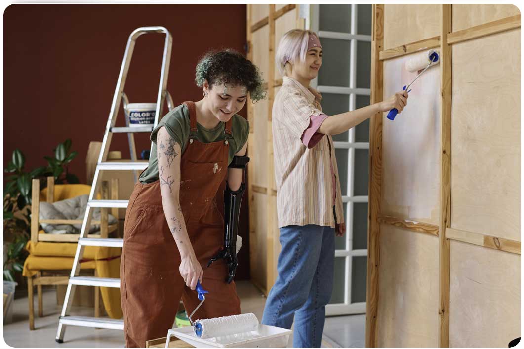 friends painting