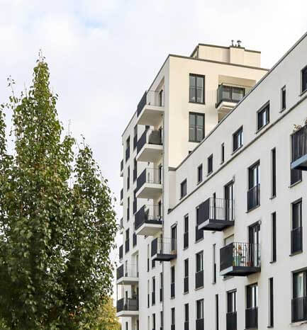 modern block of flats