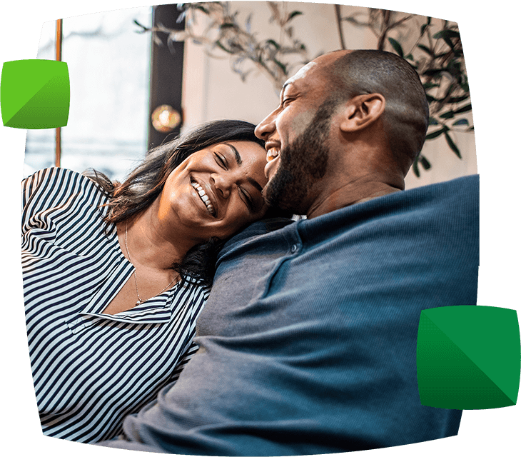 Happy couple spending time together