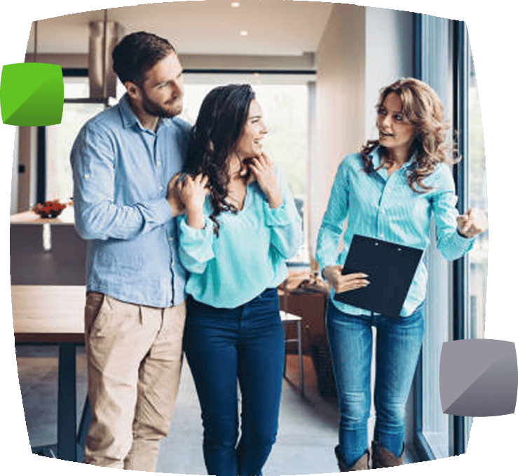 people chatting in kitchen