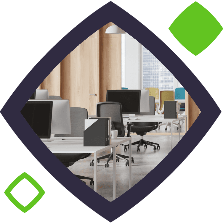 inside an office