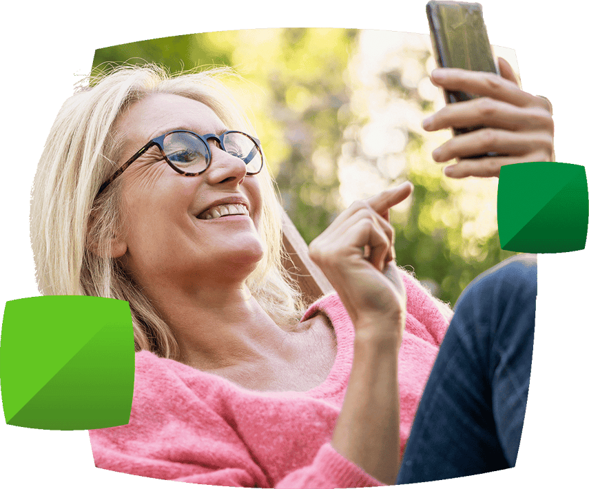 woman on phone